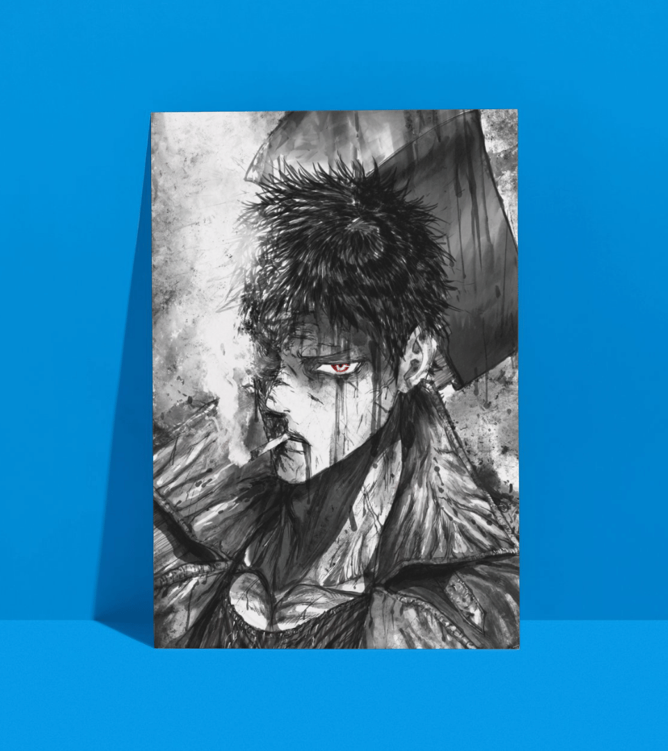 Zombieman Wall Poster | One Punch Man | Anime Print