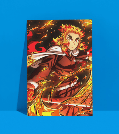 Kyōjurō Rengoku Wall Poster | Demon Slayer | Anime Print