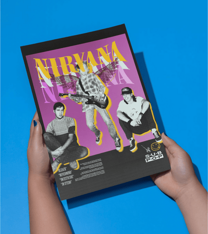 Nirvana Wall Poster | Band | Music Print