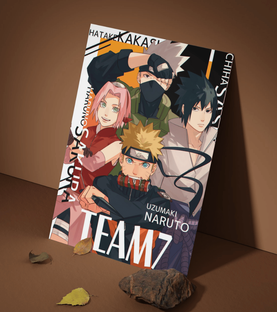 Naruto Team 7 Wall Poster | Naruto | Anime Print