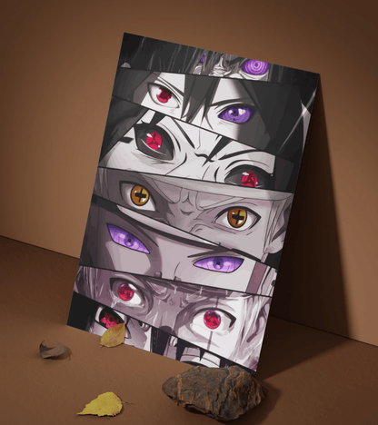 Eyes In Naruto Wall Poster | Naruto | Anime Prints