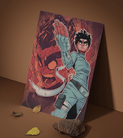 Rock Lee Wall Poster | Naruto | Anime Print