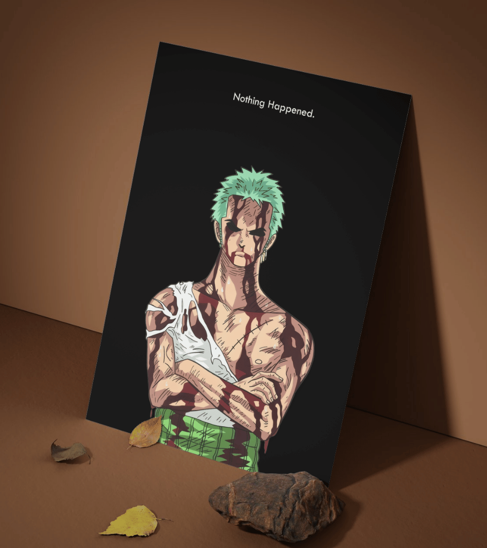 Zoro Loyalty Wall Poster | One Piece | Anime Print