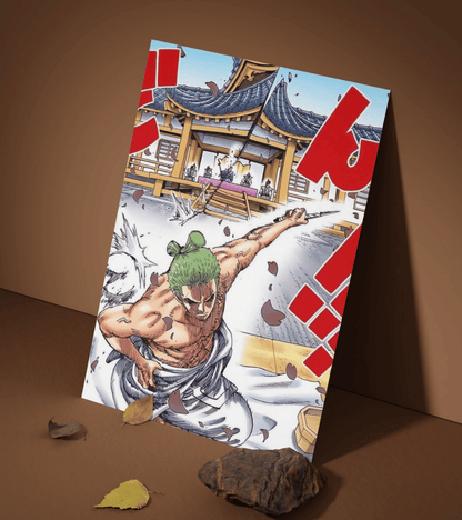 Zoro Wano Wall Poster | One Piece | Anime Print