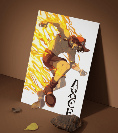 Portgas D. Ace Wall Poster | One Piece | Anime Print