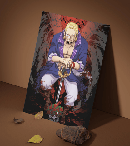 Silvers Rayleigh Wall Poster | One Piece | Anime Print