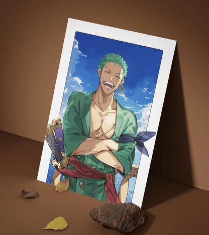 Roronoa Zoro Wall Poster | One Piece | Anime Print