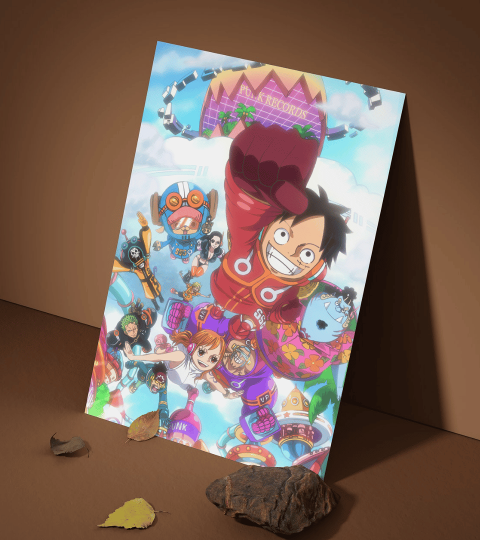 Strawhat Crew Egghead Wall Poster | One Piece | Anime Print