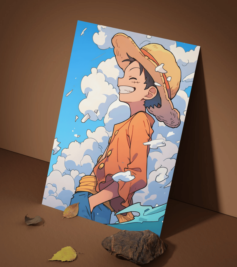 Luffy Aesthetic Wall Poster | One Piece | Anime Print