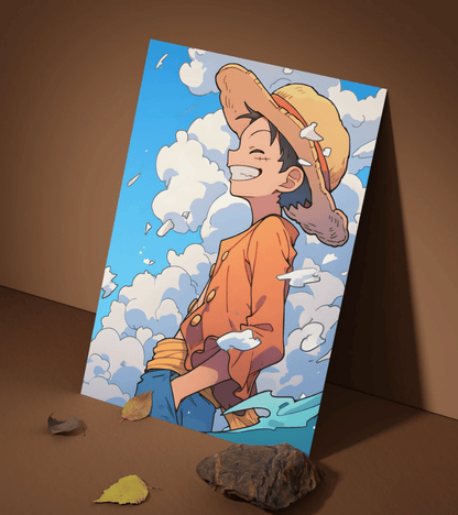 Luffy Aesthetic Wall Poster | One Piece | Anime Print