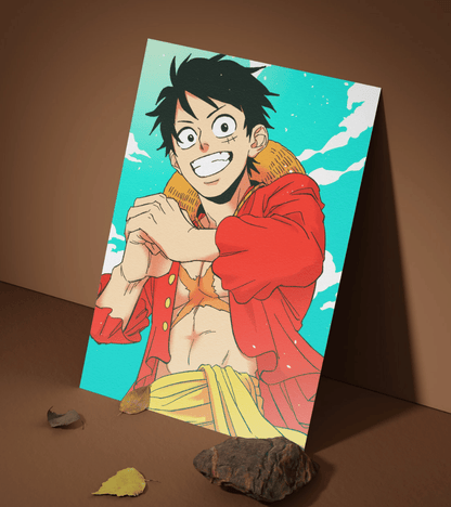 Luffy Aesthetic Wall Poster | One Piece | Anime Print