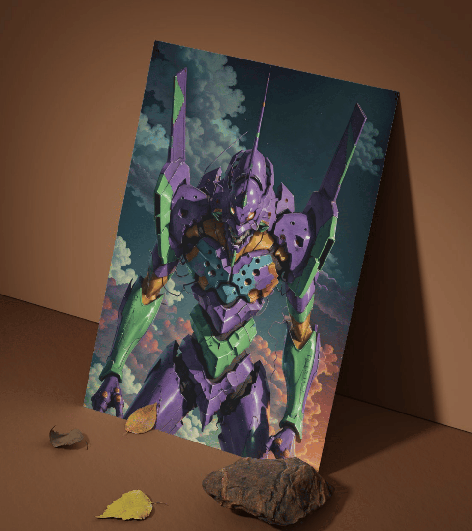 EVA Unit 01 Wall Poster | Neon Genesis Evangelion | Anime Print