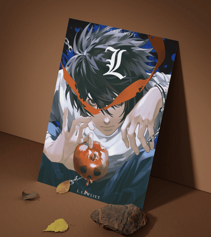 L Death Note Wall Poster | Death Note | Anime Print