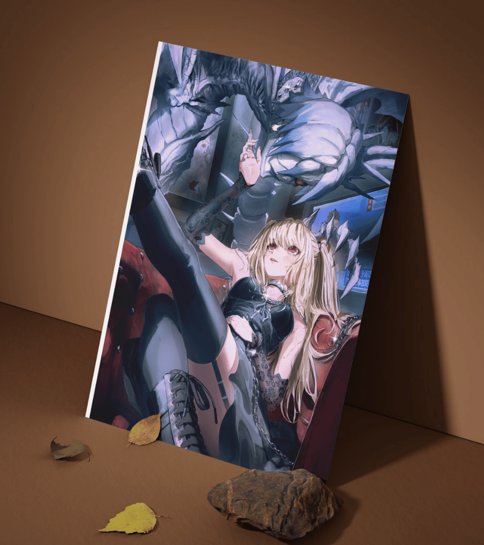 Misa & Rem Wall Poster | Death Note | Anime Print