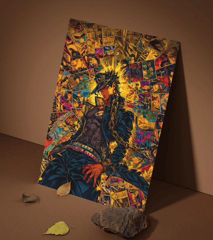 Jotaro Kujo Wall Poster | JoJo's Bizarre Adventure | Anime Print