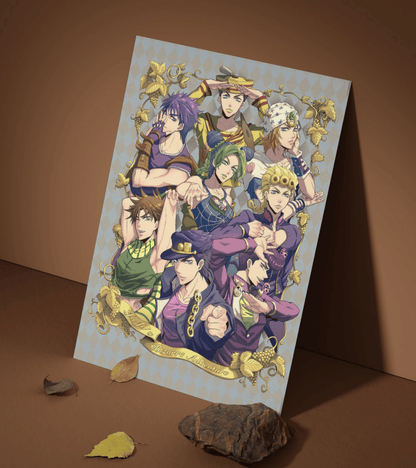 JoJo's Bizarre Adventure Wall Poster | JoJo's Bizarre Adventure | Anime Print