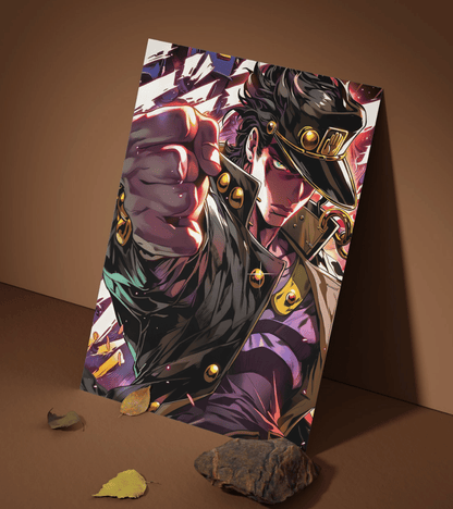 Jotaro Kujo Wall Poster | JoJo's Bizarre Adventure | Anime Print