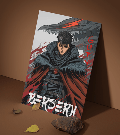 Guts Wall Poster | Berserk | Anime Print