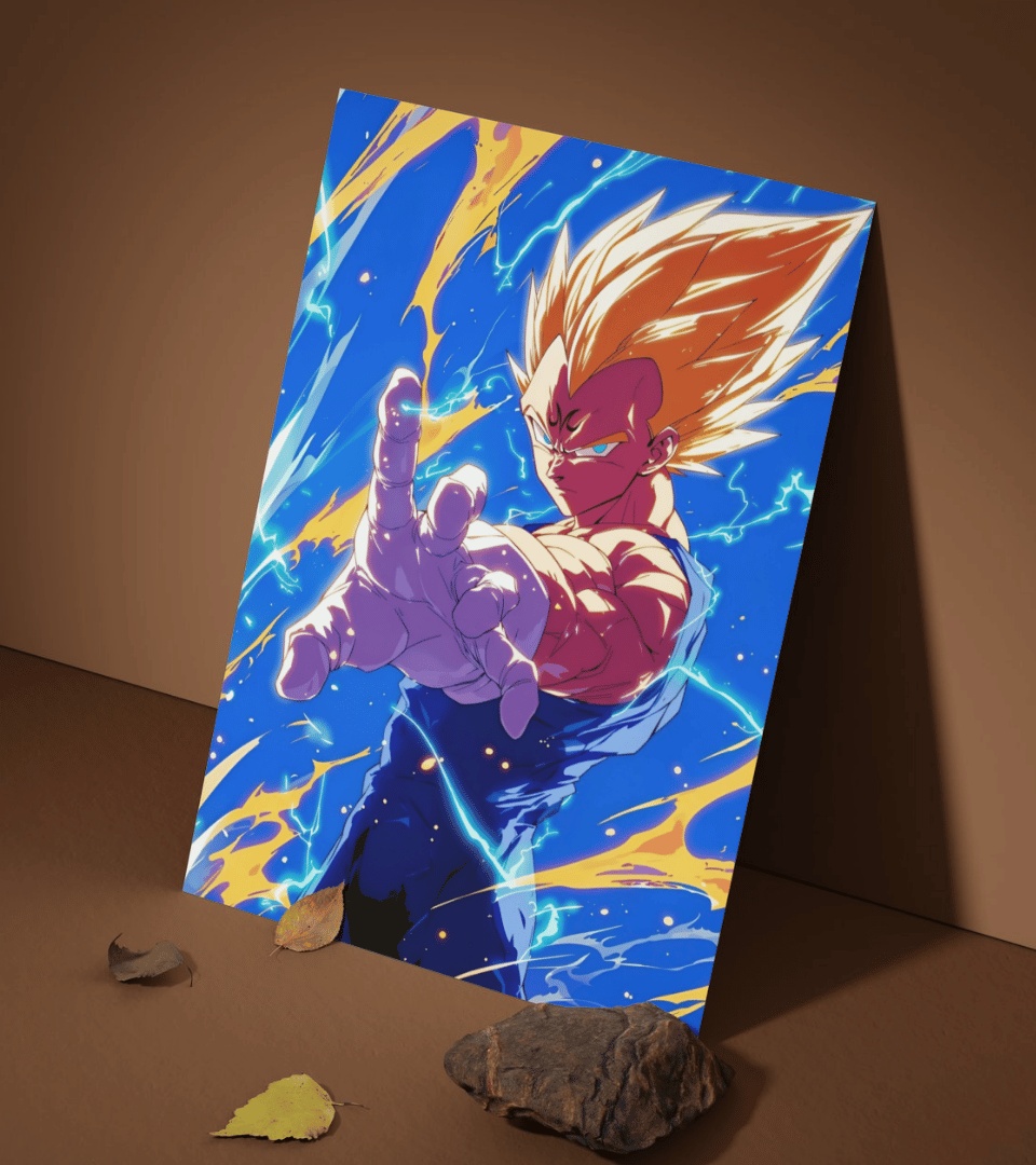 Majin Vegeta Wall Poster | Dragon Ball | Anime Print