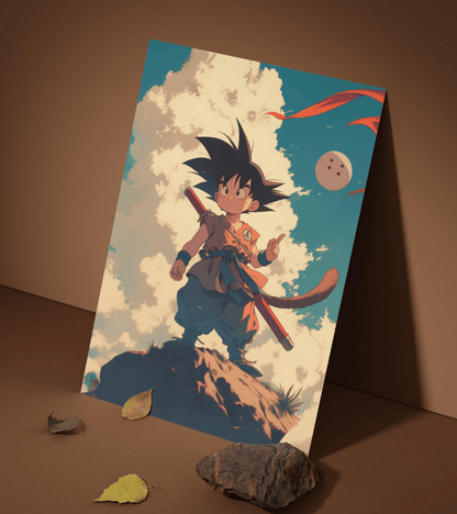 Kid Goku Wall Poster | Dragon Ball | Anime Print