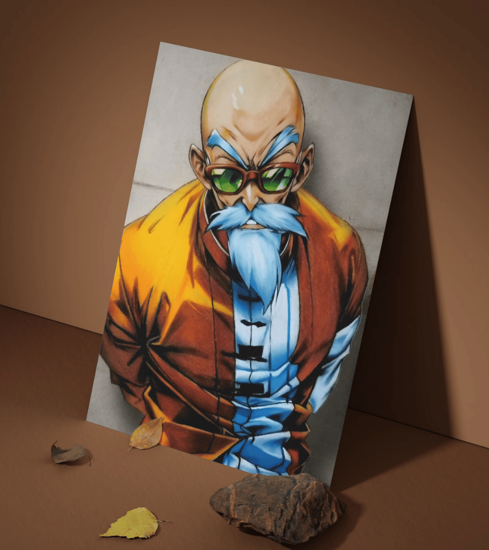 Master Roshi Wall Poster | Dragon Ball | Anime Print