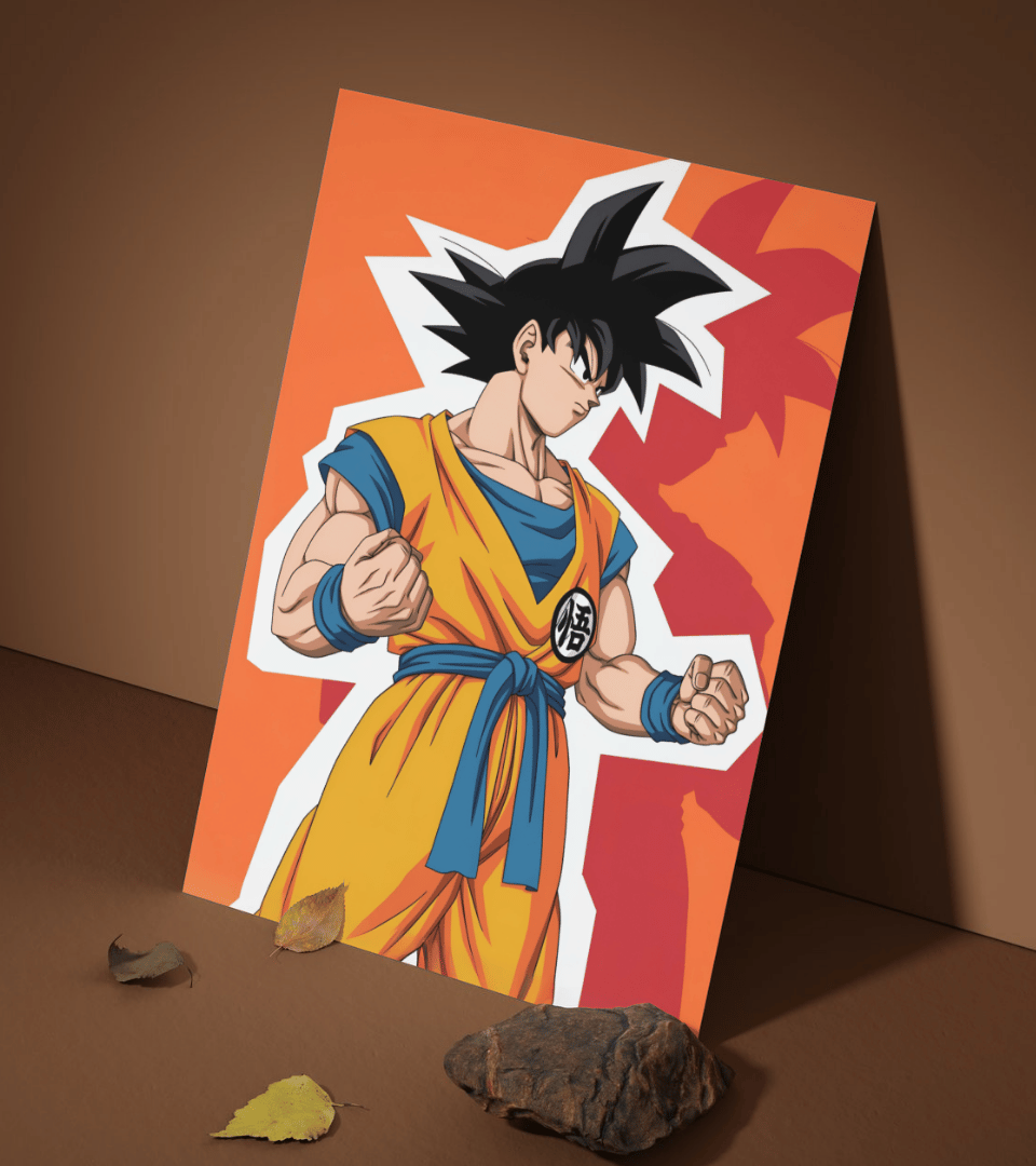 Goku Aesthetic Wall Poster | Dragon Ball | Anime Print