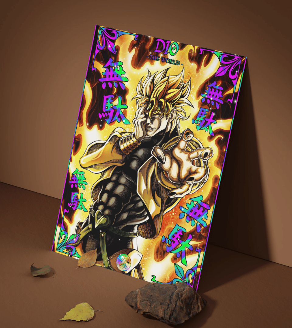 Dio Brando Wall Poster | JoJo's Bizarre Adventure | Anime Print