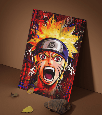 Naruto Abstract Wall Poster | Naruto | Anime Print