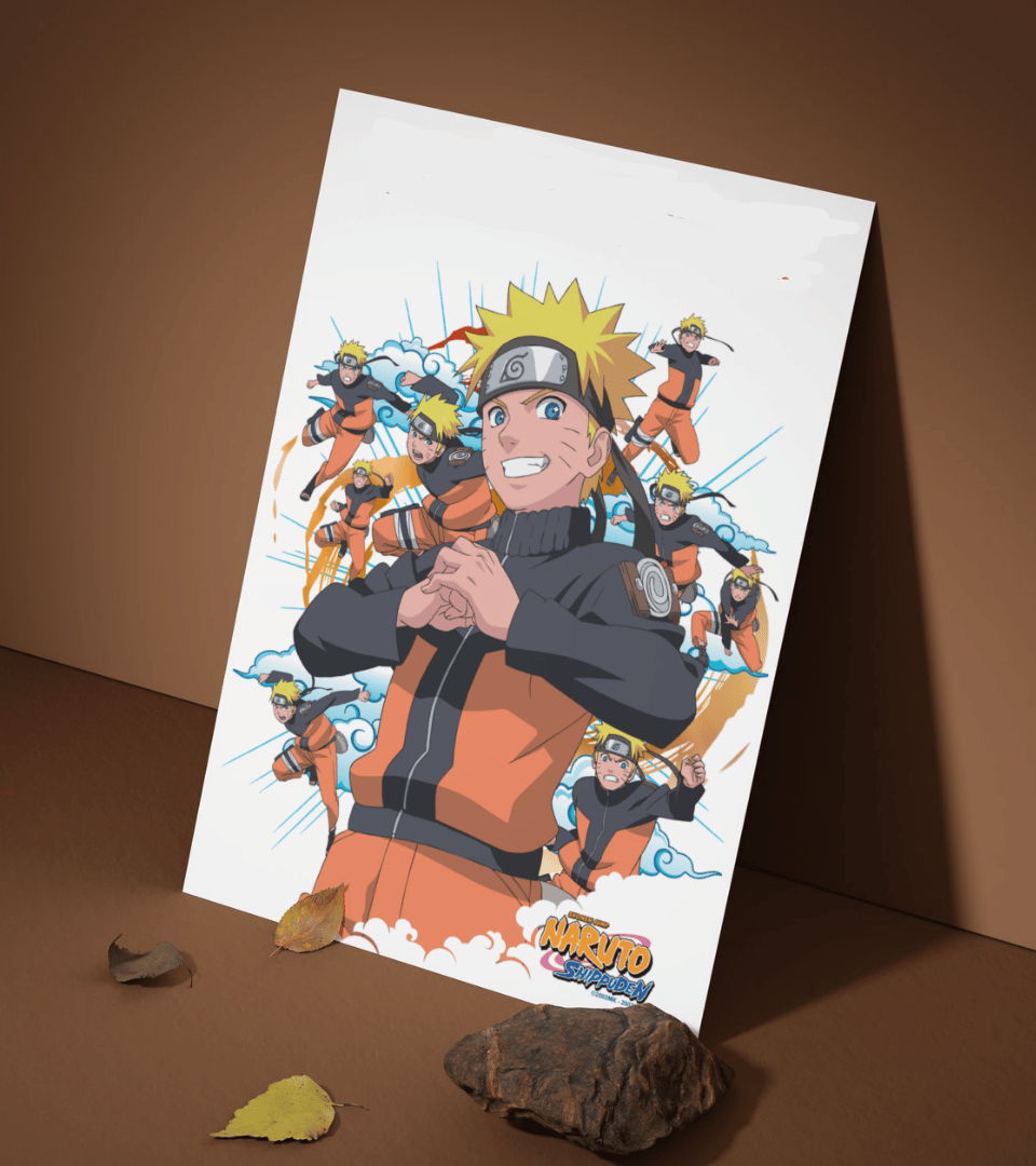 Naruto Shadow Clone Justu Wall Poster | Naruto | Anime Print