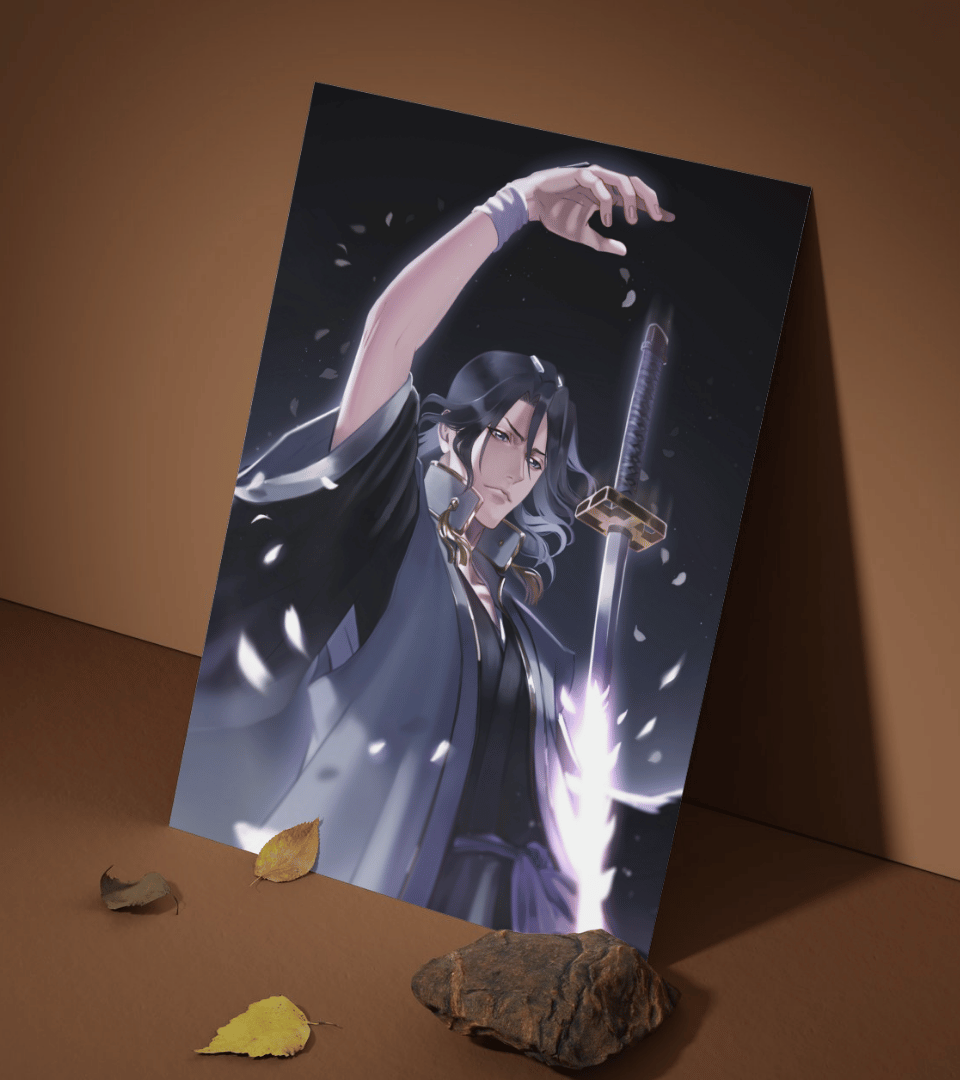 Byakuya Kuchiki Wall Poster | Bleach | Anime Print