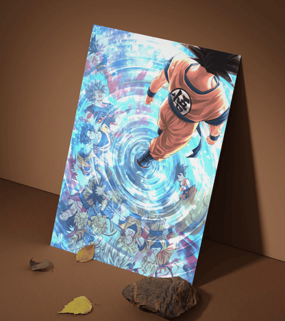 Goku All Forms Wall Poster | Dragon Ball | Anime Print