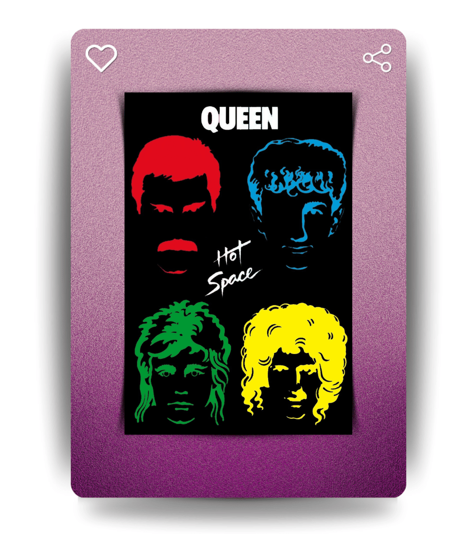 Queen Wall Poster | Band | Music Print