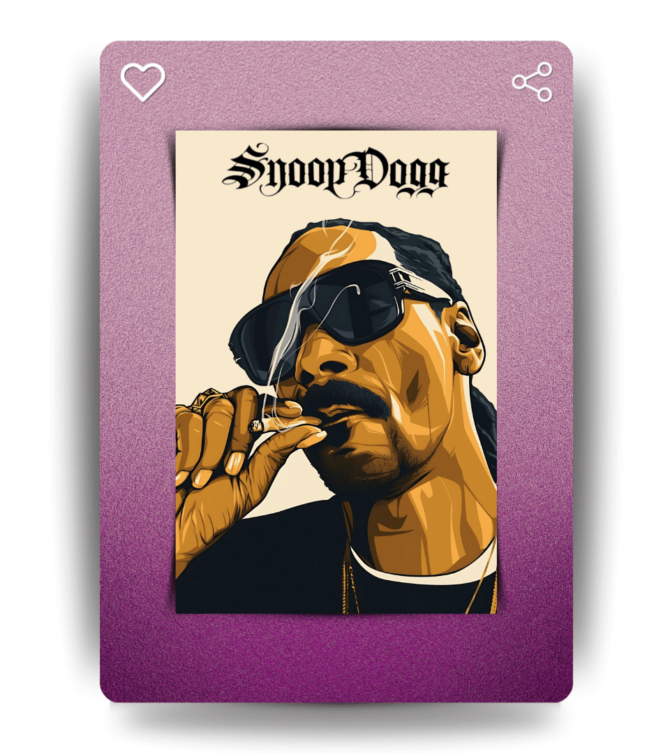 Snoop Dogg Wall Poster | Artist | Music Print