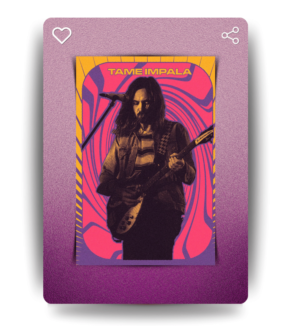 Tame Impala Wall Poster | Artist | Music Print