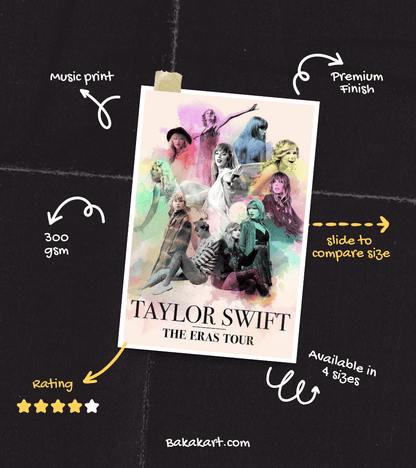 Taylor Swift Wall Poster | Artist | Music Print