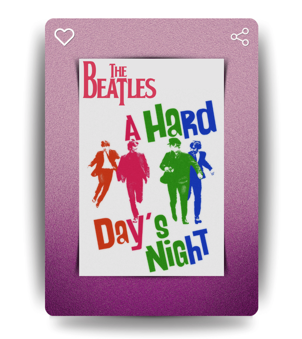 The Beatles Wall Poster | Band | Music Print