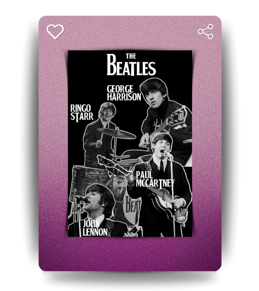 The Beatles Wall Poster | Band | Music Print