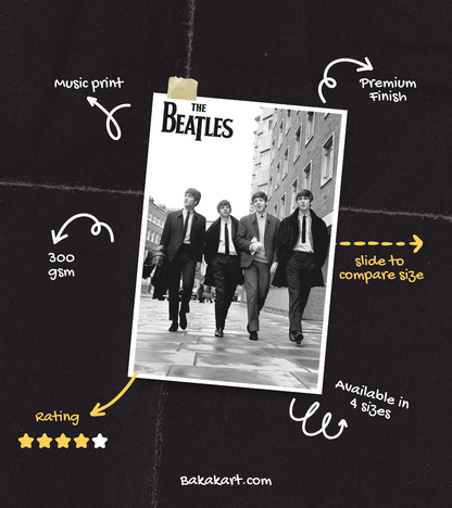 The Beatles Wall Poster | Band | Music Print