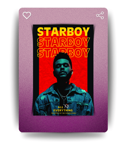 The Weeknd Wall Poster | Artist | Music Print