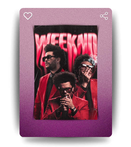 The Weeknd Wall Poster | Artist | Music Print