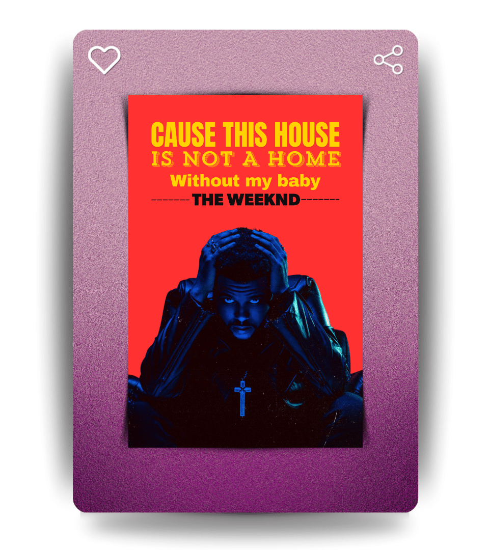 The Weeknd Wall Poster | Artist | Music Print