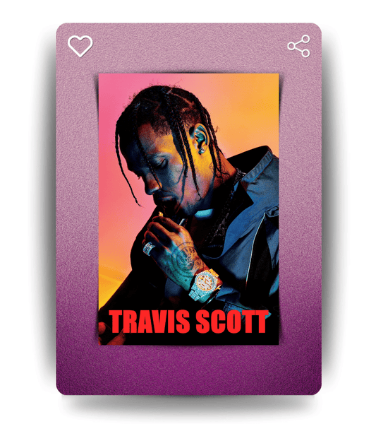 Travis Scott Wall Poster | Artist | Music Print