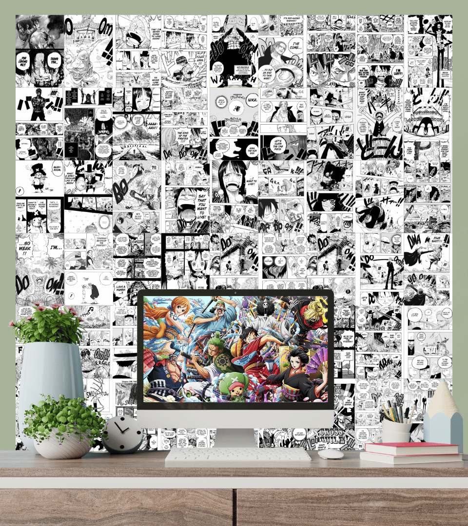 50 Pcs One Piece Manga Set |  Manga Panel Kits